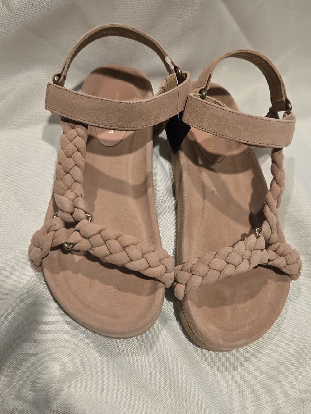 Copenhagen Comfy NEW Braided Strap Women's Sandals in Blush. MULTIPLE sizes.